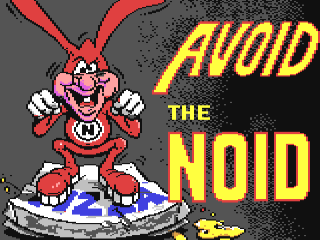 Avoid the Noid title screen for Commodore 64